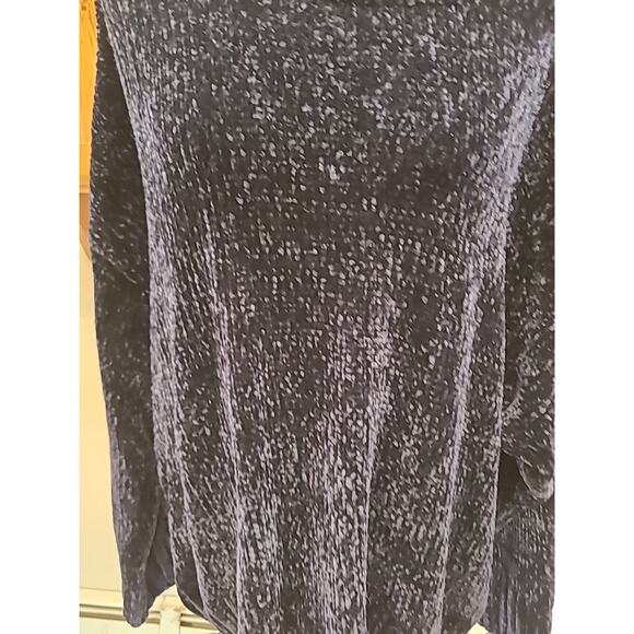 Sanctuary Cozy Soft Velvet Blue Sweater Plus Size 3X New - Picture 4 of 9
